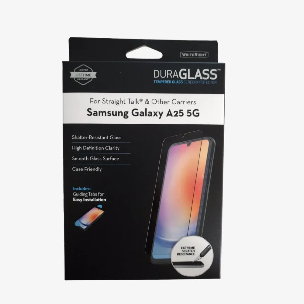 DuraGlass Tempered Glass Screen Protector for Samsung Galaxy A25 5G